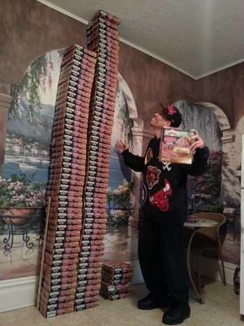 Built the Gino's East Tower. They got the best frozen pizza but "Art of Pizza" has my heart. Shout out to Papa Dell's, Beggar's, I'm a deep-dish kid