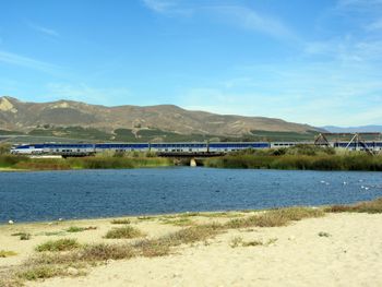 If you take the California Coast Starlight train it crosses the Ventura river. Don't forget to take your "Old Leather Suitcase with the lock that won't close ..."
