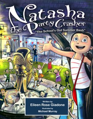 Natasha is smart, hilarious, spontaneous, and adorable – even as she tests the patience of grownups and rebels against anyone who tries to rain on her parade or make her act “normal.” When her whole group of friends suddenly turns against her, Natasha is crushed, saddened, and confused. But she bounces back by hatching a scheme to crash the boring little party those mean girls have planned. Soon Natasha transforms the whole town square into a wild carnival of craziness and colorful chaos.
Natasha the Party Crasher
Natasha the Party Crasher is a character every child loves and identifies with, but rarely finds in children’s books. She has all the energetic mischief, imaginative curiosity, and sensitive insecurity that brings her to life in a realistic way and makes her a heartfelt heroine.
Author Eileen Rose Giadone
Like the late-great children’s book author Shel Silverstein, Eileen Rose Giadone is also a gifted songwriter. An internationally-acclaimed musician and lyricist, her exquisite talent is evident in every line of Natasha the Party Crasher. She also knows how to keep young readers engaged and turning the pages, and her delightful rhymes and vividly boisterous imagery pay a wonderful homage to Dr. Seuss.