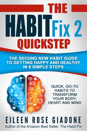The Habit Fix 2 Quickstep is the second book in the best selling Habit Fix series. It’s a no-nonsense guide to using the power of habit to promote a healthy lifestyle, improved self-esteem, confidence and happiness with 8 go-to habits for your new healthy lifestyle.
If you’re ready to leave behind old habits that have been weighing you down but don’t know where to begin, The Habit Fix 2 has a big, bright arrow that points to “START HERE”.
If you’re serious about swapping a lifetime of unhealthy habits for good, healthy habits but can’t see a clear path through, The Habit Fix 2 will guide you.