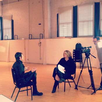 Gotta love morning interviews. Cast members from "The 12" chatted with CBS4 before heading to a full day of rehearsals. Pictured: Tony Vincent (Tom). #DCPAThe12 #TonyVincent #CBS #Denver #Colorado #Theater #DCPAToday. hopelorraine/Instagram.