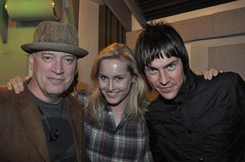 Rehearsal (Day 2). Donnie Kehr, Ginna Le Vine and Tony Vincent. CREDIT: GENEVIEVE RAFTER KEDDY (BroadwayWorld.com)