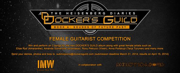 Docker's Guild Book A female guitarist competition