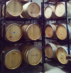 smith story wine cellars barrel room 