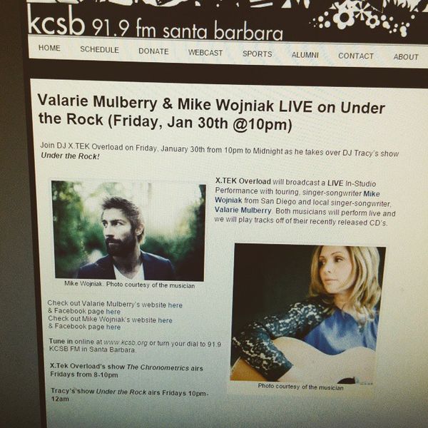 KCSB 91.9FM Interview Announcement.