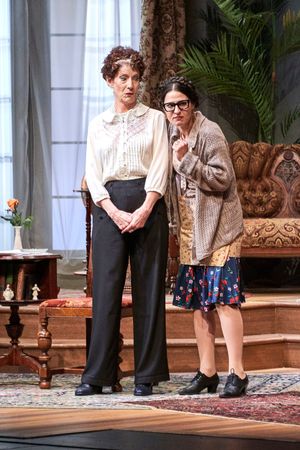 "A Murder is Announced," Peninsula Players:
"Lighting up the action is Christie Coran as Mitzi, the Hungarian maid whose every sentence is comical." -Warren Gerds, We Are Green Bay
"...standout performances included Christie Coran as Mitzi, whose flair for the dramatic keeps you fixed on every humorous word. By far the loudest personality, she delivers convincingly with her lines and body language." -Aleah Kidd, Door County Pulse