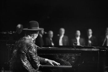 Nenad Bach Band & Klapa Sinj. Daughter's Eyes, last chord. Vatroslav Koncertna Dvorana Vatroslava Lisinskog Lisinski Hall, Zagreb, Croatia November 30th 2012. Night to remember. Mixing audio for TV show started today Dec 13th. Photo by Ilija Veselica.