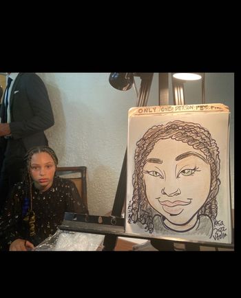 Tonight!! Drawing caricatures of all the cuties and Stephen Curry ‘s 🏀 adorable daughters at the Olympic Club’s annual father daughter dance! From one superstar to another, thank you for your gratitude and support! 🙏 ✨ 👩🎨 May we all be touched by grace knowing that we can all achieve greatness! Saturday, November 5, 2022 RasaVitalia.com/caricatures