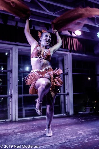 @RasaVitalia #mambo , #salsa , #samba #dance performance at @HubbaHubbaRevue @dnalounge 11.4.19. Photos by dodgy rock'n'roll photography RasaVitalia.com #show