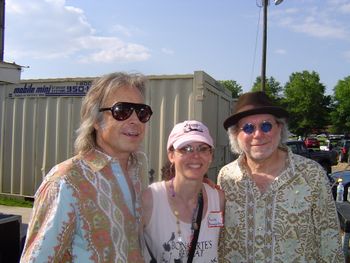 Nettie with her idols Jim Lauderdale and Buddy Miller! Taken June 2013 at Woofstock at Fontanel 2013! An adoption and fundraiser event for dog rescue Bonaparte's Retreat!