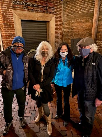 Daddy Billy's in Tullahoma, TN with Emmylou Harris and David Stewart! We were in good company that night! Nov. 2020