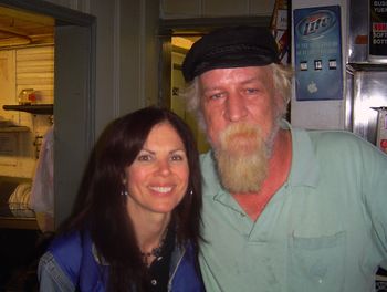 Nettie with Rick - owner of Dino's. The Nashville PieHoles played the 2nd last weekend Dino's was open. HonkyDonky & HeartBreaker, Carolyn Mark and Megan Palmer also played that night - we tore it up y'all!
