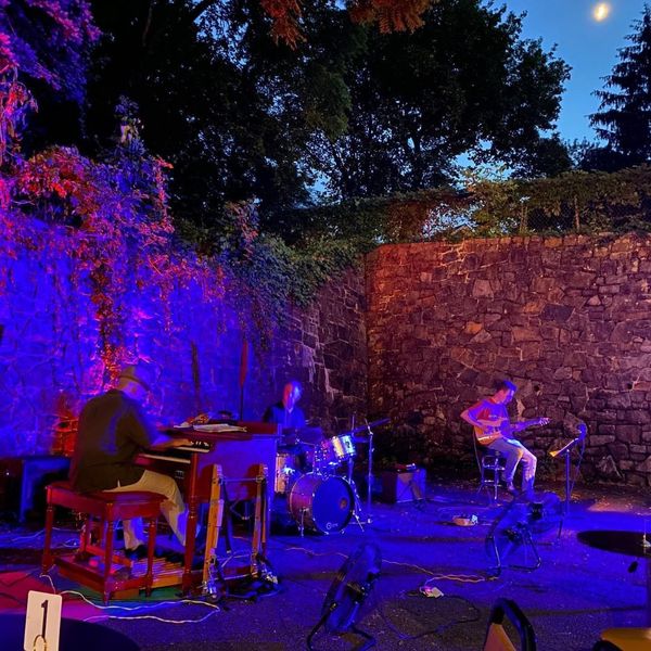 A beautiful summer night outside at Jazz at The Lodge.