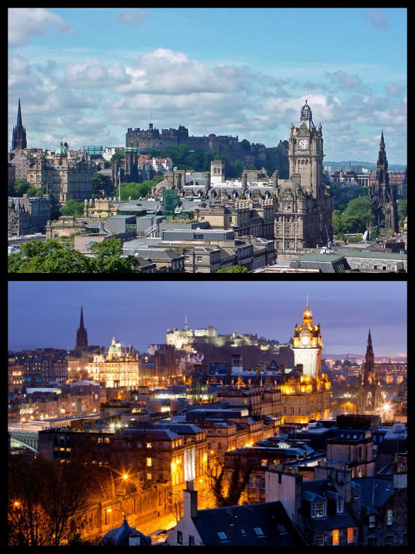 Edinburgh by day was beautiful, and by night was crazy!