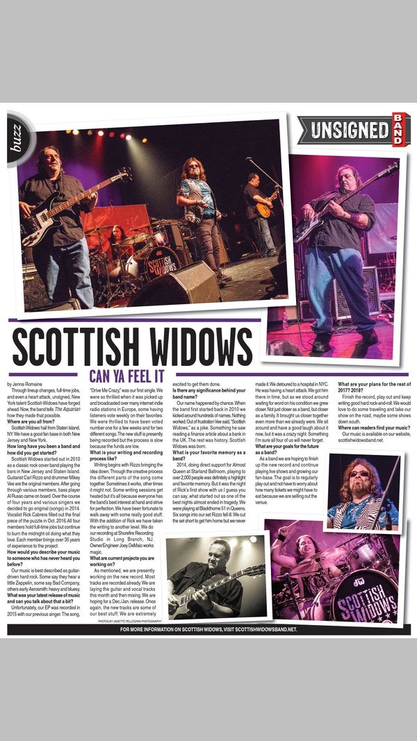 Interview with The Aquarian Weekly September 2017