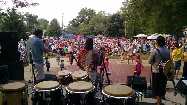 Davidson on the Green 2014 w Fourth Creek Band