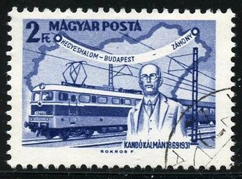 2335 1968. Kálmán Kandó de Egerfarmos et Sztregova (1869 – 1931) was a Hungarian engineer, and a pioneer in the development of electric railway traction