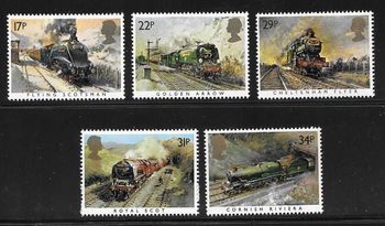 1272-1276 1985. Celebrating the 150th anniversary of the Great Western Railway. The GWR, "God's Wonderful Railway"