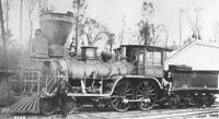 Ontario Simcoe & Huron Union RR (Northern Railway of Canada) engine # 1 "Lady Elgin", built by the Portland Co. (Maine USA). CNR Photo Archives