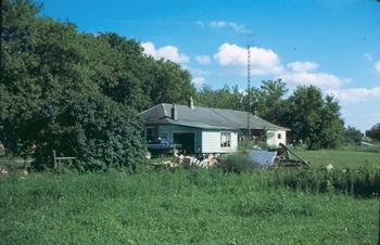 Nestleton Station in retirement as a private dwelling 1970s. Since demolished. Charles Cooper Collection