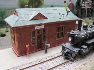 Omemee Sturgeon Road station on the H0 scale (1:87) static diorama by Larry Murphy.
Charles Cooper photo.