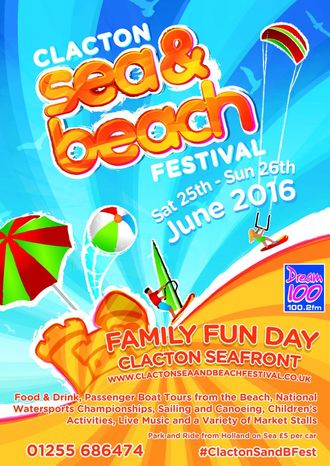 Clacton Sea & Beach Festival
Clacton-On-Sea
Essex
(Sunday 26th June 2016)
