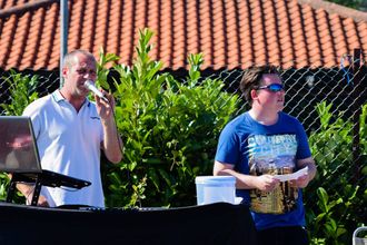 Paul Manners at the Metabolic Foundation Family Fun Day 2016.