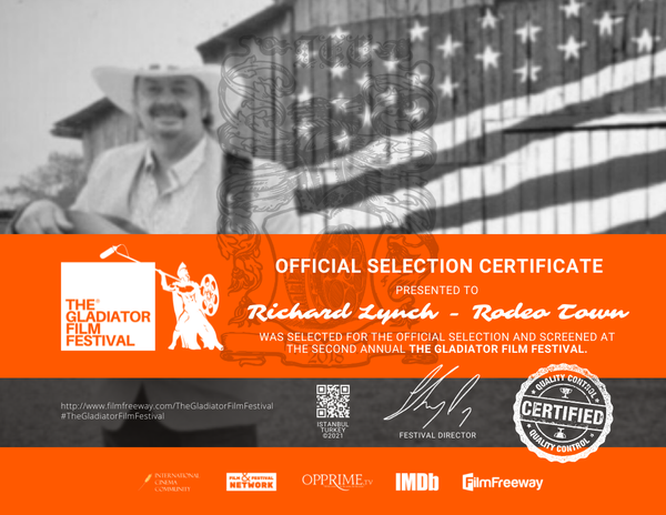 "Rodeo Town" Selected For Gladiator Film Festival