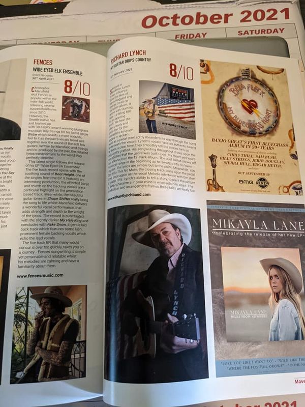 Review and photo in Maverick Magazine UK
