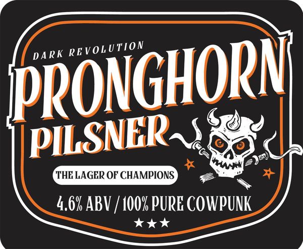 Back on the 19th September 2021 in conjunction with our friends at Dark Revolution Brewery, we launched the brand new and exclusive Pronghorn Pilsner lager..
A feisty little number, served cold and pure with a refreshing clean taste- and no twigs, birdshit or other anomalies you might expect with inferior cask ales etc.
Available at the Firkin Shed pub on Holdenhurst Road, Bournemouth and soon out in cans, yes, cans. Get yourselves the blue bag full of these, sit outside Tescos and shout at passers by-
No worries, we look after you.