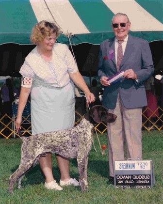 Ch. Olde Ridge Ticked Off (Ch. TRF Kingswood's Past Returns, JH x Ch. Olde Ridge Pretty Nicki) owned by Sandra Bell, Cleveland, NY