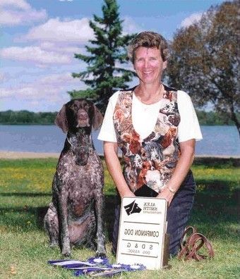 Olde Ridge GG Miss Molly, CD (Ch. Kingswood's Maximilian x Gretchen Die Luftchen) owned and trained by Jean Nocilly