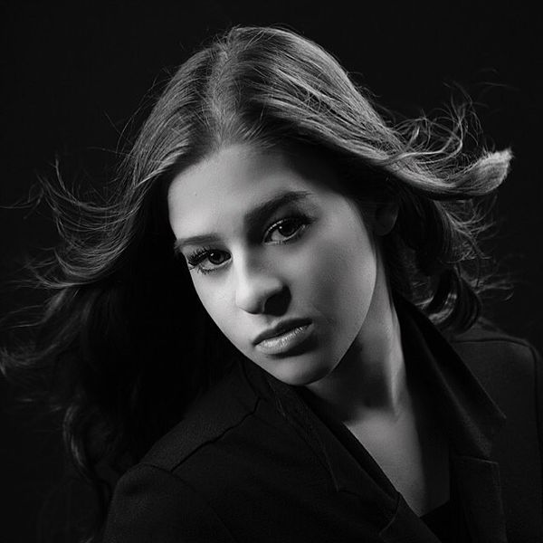 Julia - promotional photo for Vintage Mix’s music release of the ‘Avengers Theme Song’.