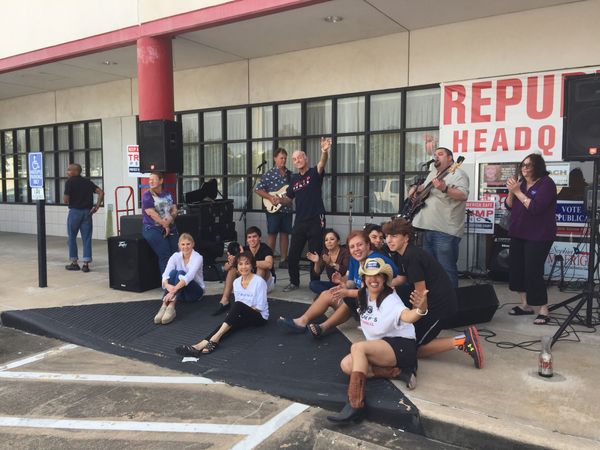 Band PETERBILT performing at the Republican Party (GOP) Headquarters in Houston, TX just before the election of President Donald J. Trump. Circa 2016.