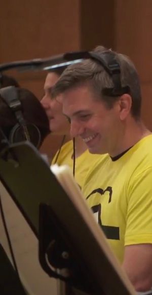 At the Minions vocal session