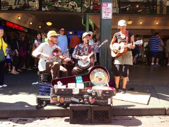 The Tallboys 2013, photo from http://eatatlowells.com/2013/08/the-tall-boys-play-pike-place-market-my-favorite-buskers/