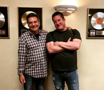 With gold and platinum engineer Michael Laskow (Neil Young, CSNY) and owner of Taxi Music at his office in California