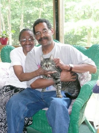 Max was hanging around a home in the Long Pond area during the winter. PAWS had Max vetted and connected him with his new owners. He is very happy living with James and Janice and getting lots of love.