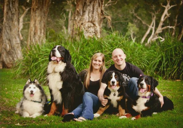 Ice, Mason, Lyndel, Jimmy, Braxton and Kyra in 2011