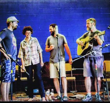Kristine Schmitt and the Lonesome Ace Stringband. Old School Music Camp Instructors Performance. Photo Credit: Jen Foote.