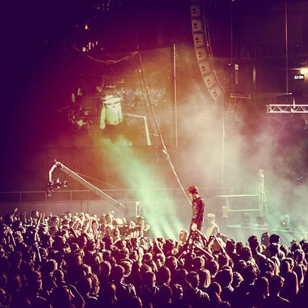 David Zach with his band Remedy Drive in Finland. He has spoke about The Exodus Road and counter trafficking efforts for the past two years at concerts.