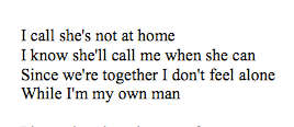Lyric sheet, vocal only