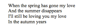 Lyric sheet, vocal only