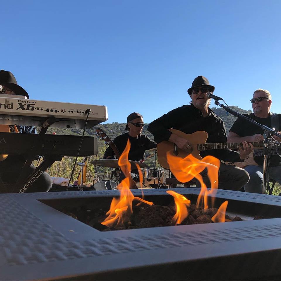 Heating it up at Grant James Winery in Ramona CA