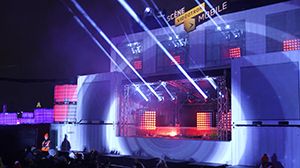 A audio-visual performance at Internationally renowned Igloofest Montreal Festival between Dj Mini, Captain Az!iz from Graphics Emotion and programmer Naoto Hieda’s.