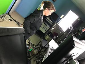 Green screen taping of Fake News Movie (2023)