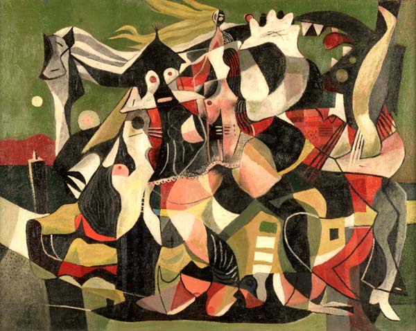 Paul Ninas’ “Dancing Figures” which inspired the song “Animal Funk Party” off of the new Southern Songs and Sonatas album.