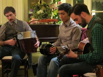 Joining our friend, Dan Accardi, for his annual holiday gig at Blithewold Mansion, Bristol, RI. Jan 1, 2015.