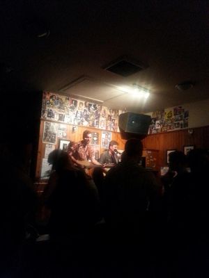 Crowboy performing at the world famous MarketBar in Inverness, Scotland.