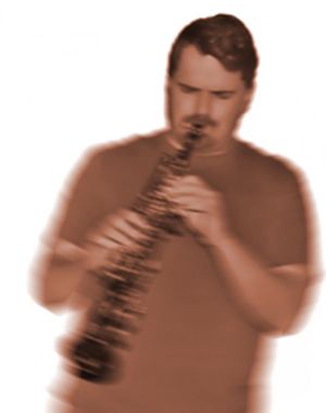 A photo in the style of Steve Lacy on the cover of his album The Flame. Taken and editited by Brandi Watts.